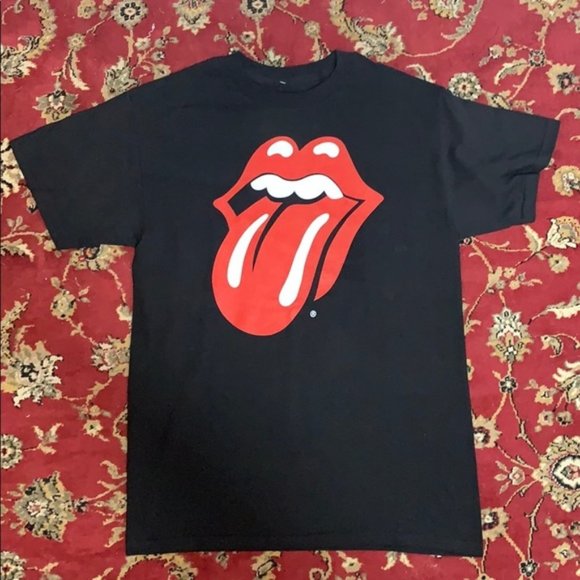 Bravado Other - NWT Rolling Stones Classic Tongue Black T Shirt M